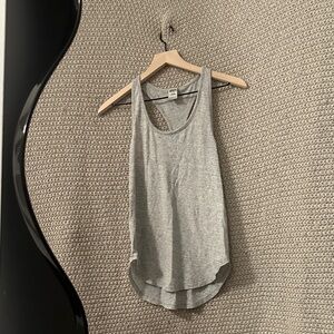 Gray Sleeveless Women's Top